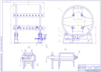 Кантователь блока цилиндров