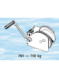 Лебедка ручная с ручным тормозом Meredin 7N1 1602030 1:4.9 750кг