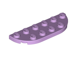 Plate, Round Corner 2 x 6 Double, Lavender (18980 / 6204060)