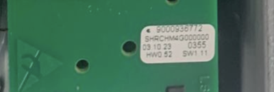 Дисплейный модуль варочной поверхности Bosch 11015177