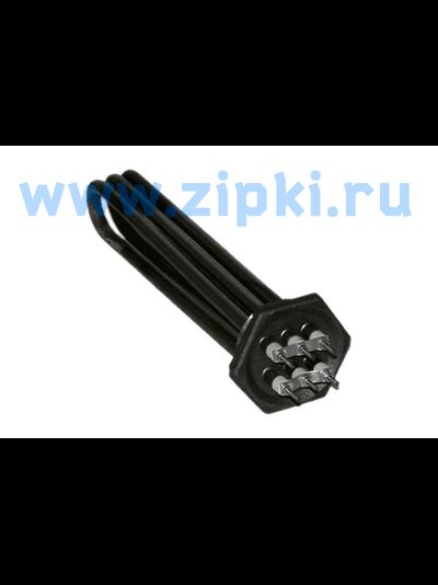 Блок ТЭНов - 12 кВт, 220/380В - нерж. сталь (фланец резьб. G2.1/2, длина 580мм / 58см)