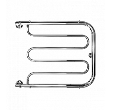Полотенцесушитель ДВИН D 50x50, 1"-1/2" С полкой Водяной