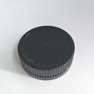 Крышка ПП 45, "нажать и повернуть", ЧЕСТНЫЙ ЗНАК, черная, арт.9286