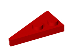 Wedge, Plate 4 x 2 Right, Pointed, Red (65426 / 6286513)