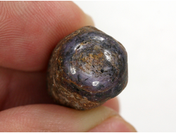 Корунд с иризацией, кристалл, полировка с одной стороны, Индия (21*14*13 мм, 9 г) №29900