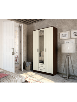 Фиеста шкаф 3-х створчатый (ГЛУБИНА 610мм)