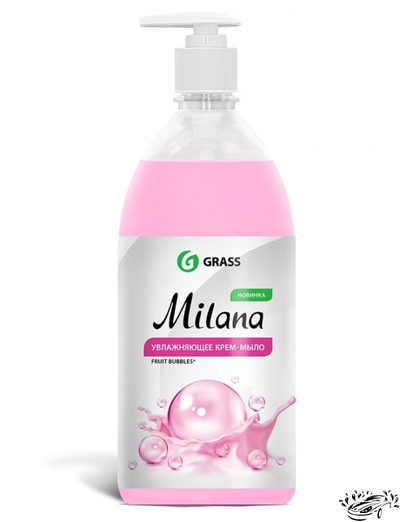 Крем-мыло жидкое увлажняющее "Milana fruit bubbles"