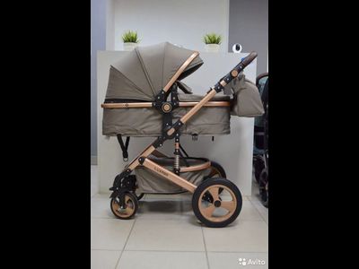 Детская коляска 3 в 1 Luxmom 518 Коричневый