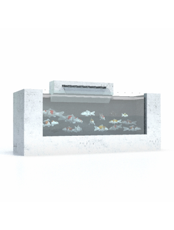 аквариумы Аквариум уличный Kolam Ikan Sederhana