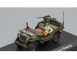 JEEP Willys 1/4 Ton Military Vehicle with 1 soldier