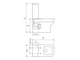 Унитаз компакт Cersanit PURE SP с крышкой дюропл.Lifting ,подв. воды PUR011, Механизм слив..3/6л