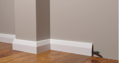 Напольный плинтус Decor-Dizayn DD125, для покраски, влагостойкий, ударопрочный, 2 метра