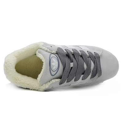Зимние Adidas Campus 00s Grey With Fur