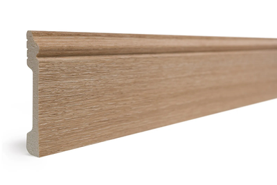 Напольный плинтус Decor-Dizayn 005-90SH, влагостойкий, ударопрочный, 2,4 метра