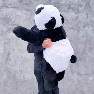 Плюшевая панда 110 см лежачая