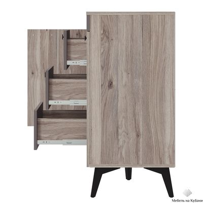 Кассандра КМ-12 комод Дуб Смоки MF-14