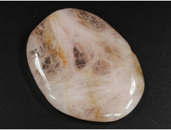 Берилл розовый (морганит, воробьевит), полировка плоская, Бразилия (39*31*6 мм, 14 г) №35695