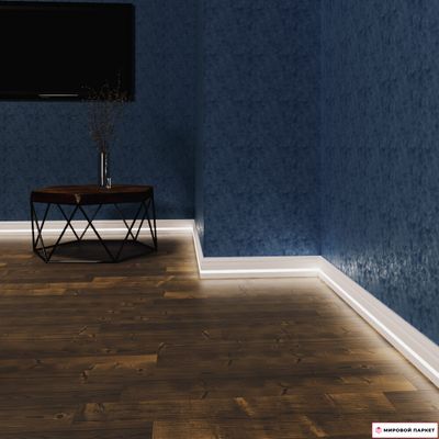 Плинтус напольный МДФ с подсветкой LED EvroWood PN 100 led 16х100х2000 мм