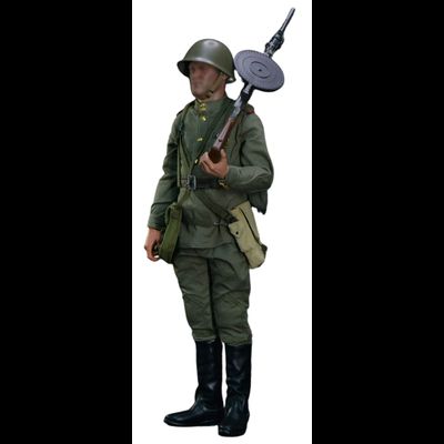 Комплект красноармейца в Берлине (с пулеметом ДП-28) - Коллекционный КОМПЛЕКТ 1/6 WWII Soviet Army Occupied Berlin 1945 Accessories Set (BGM-005C) - BGM