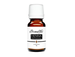 Хна для бровей Lordly blonde, мерный стаканчик и ложечка 3 г.