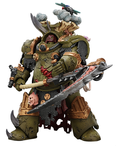 Терминатор Савана Смерти (Warhammer 40K) - КОЛЛЕКЦИОННАЯ ФИГУРКА 1/18 Death Guard Deathshroud Terminator 1 (JT02588) - JOYTOY