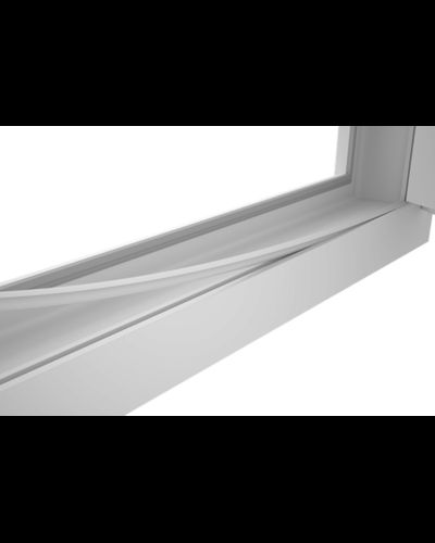 Заглушка пазы штапика белая