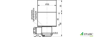 Емкостный датчик CSN HT5A5-31N-40-LZ