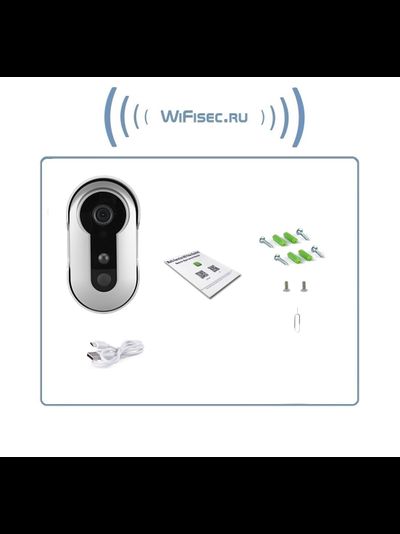 Автономная WiFi вызывная панель - видеодомофон с DVR. HD 960p