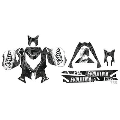 Наклейки на снегоход SKI DOO Rev XM Summit 2014 - 2016