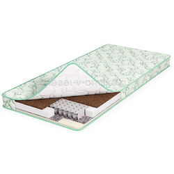 ВК131 Матрас Comfort Kids (БНП 60 мм., кокосовая койра, термовойлок, Softfoam, трикотаж, синтепон)