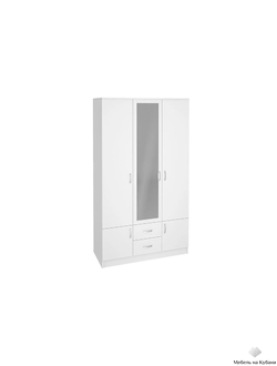 Ронда ШК-3 шкаф 3х створчатый Белый