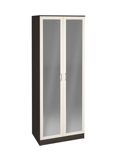 Шкаф двухстворчатый ШК-20 Ронда с 2 зеркалами Венге (ИЦ)