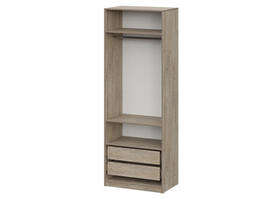 ШК 5 800 шкаф двустворчатый распашной Дуб Эндгрейн/Меланж