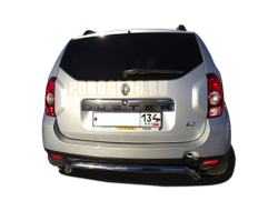 Защита заднего бампера скоба d53 для Renault Duster 2011-2015