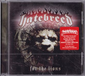 Купить CD Hatebreed - For The Lions в интернет-магазине CD и LP "Музыкальный прилавок" в Липецке