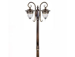 Садово-парковые светильники KRAKOW 1  2L(столб 2 фонаря 204см ;