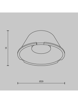 Линза ?29mm 50°, LensD29-50