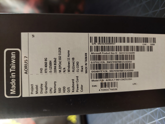 AORUS 7 9KF ( 17.3 Full HD IPS 360Hz i5-12500H RTX4060 (8Gb) 16Gb 512+512Gb SSD )