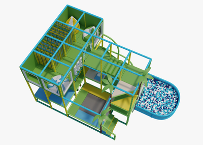 Детский игровой лабиринт 7 х 4,1 х 3,6м.