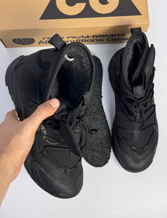 Nike ACG Air Terra Antarktik Black Fur с мехом