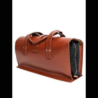 Кожаная дорожная сумка Gavardo Premium red (арт. 
4043-53)