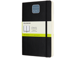 Блокнот Moleskine Expanded Soft (нелинованный), Large, черный