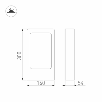 Светильник Arlight LGD-Path-Frame-J300B-7W Warm White