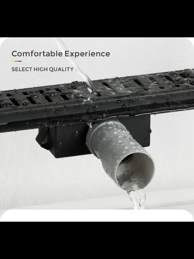 Душевой трап черный 70*800 мм GAPPO G86007-36