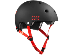 Купить защитный шлем CORE STREET (BLACK/RED) в Иркутске