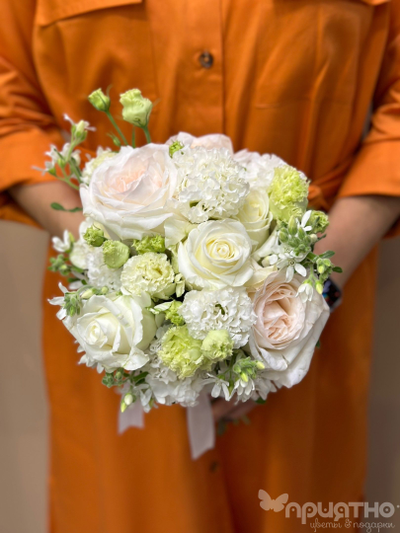 Букет невесты & Бутоньерка № 1304