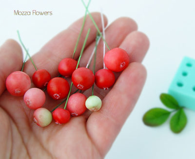 "Брусника" силиконовый молд