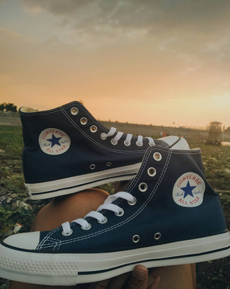 Кеды Converse All Star синие высокие M9622