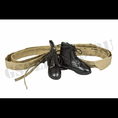 Ботинки с обмотками советские времен ВОВ 1/6 (AL10009) - ALERT LINE