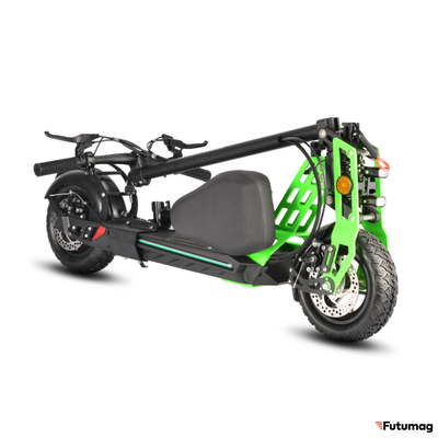 Электросамокат WHITE SIBERIA TAIGA 3 1000W GREEN UFO (кислотный зелёный)
